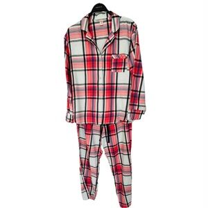 Victoria's Secret Pink and Black Plaid Top